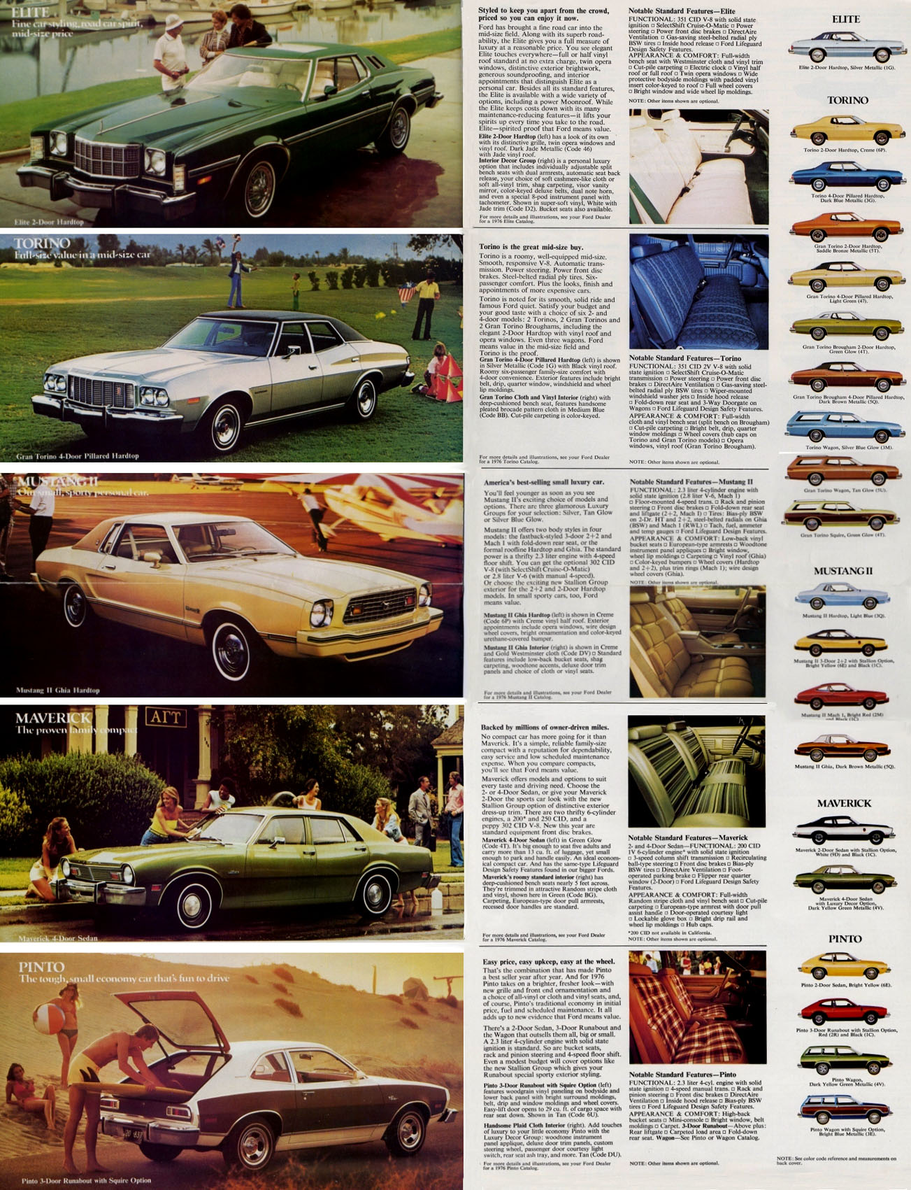 1976 Ford Foldout Page 4